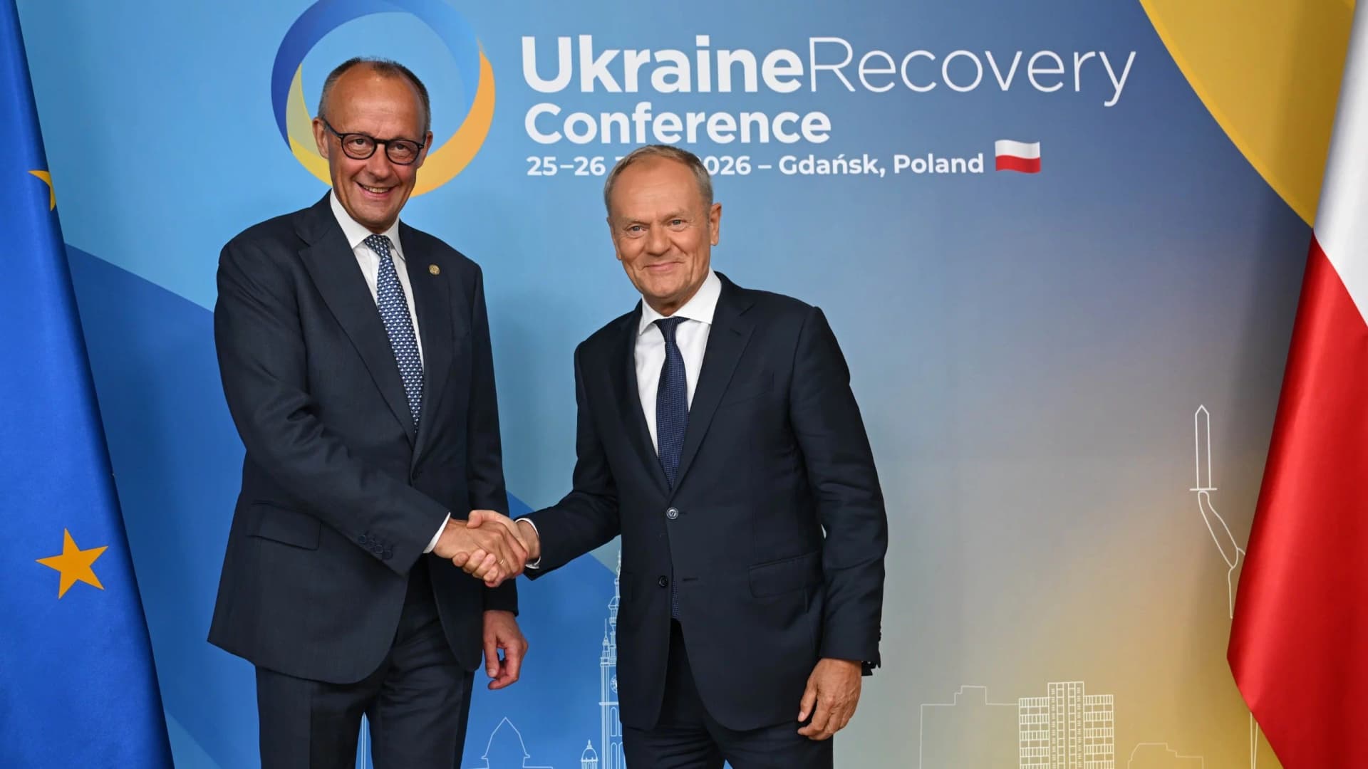 Merz: Jako Europejczycy stoimy ramię w ramię z Ukrainą