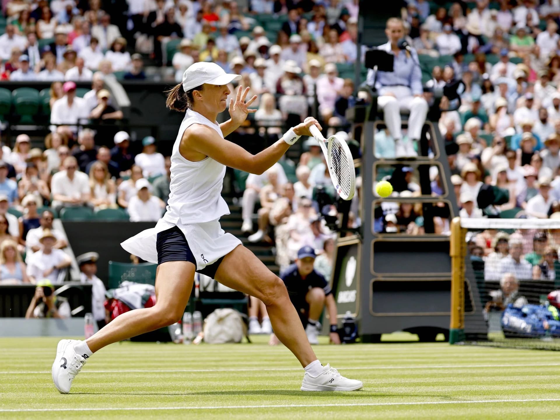 Zwycięstwo Świątek w pierwszej rundzie Wimbledonu. Wymagający pojedynek