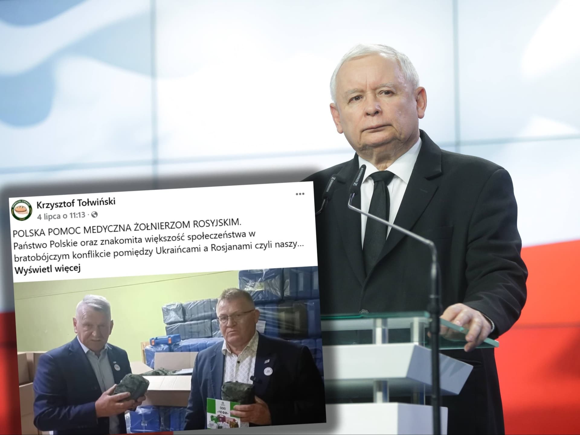 Były wiceminister w rządzie PiS przekazał pomoc Rosjanom