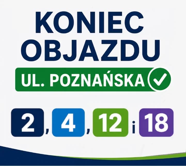 Przejazd przy Poznańskiej znów otwarty. Autobusy wracają na stałe trasy