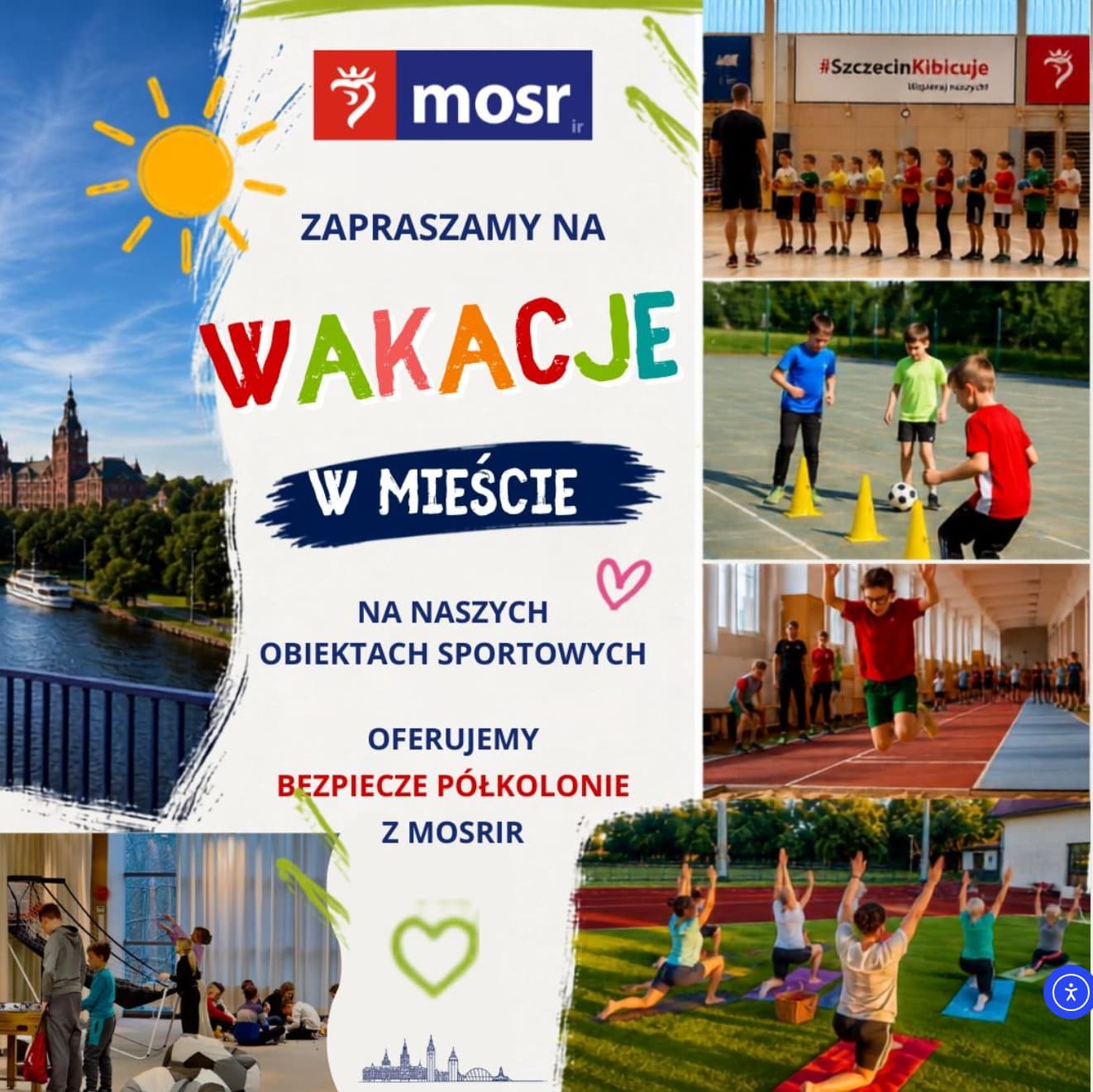 Sportowe wakacje z MOSRiR Szczecin