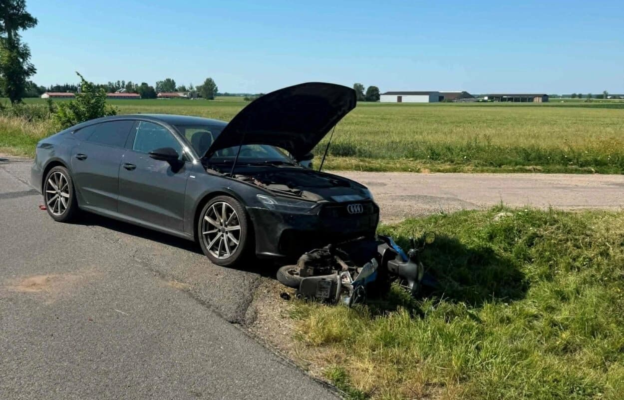 Wypadek w gminie Krasne. Policja podała wstępne ustalenia