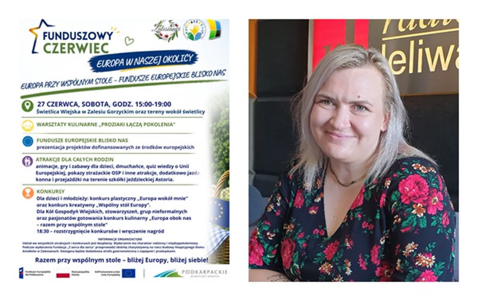 Zalesie Gorzyckie. Piknik i warsztaty w ramach wydarzenia „Europa przy wspólnym stole”.