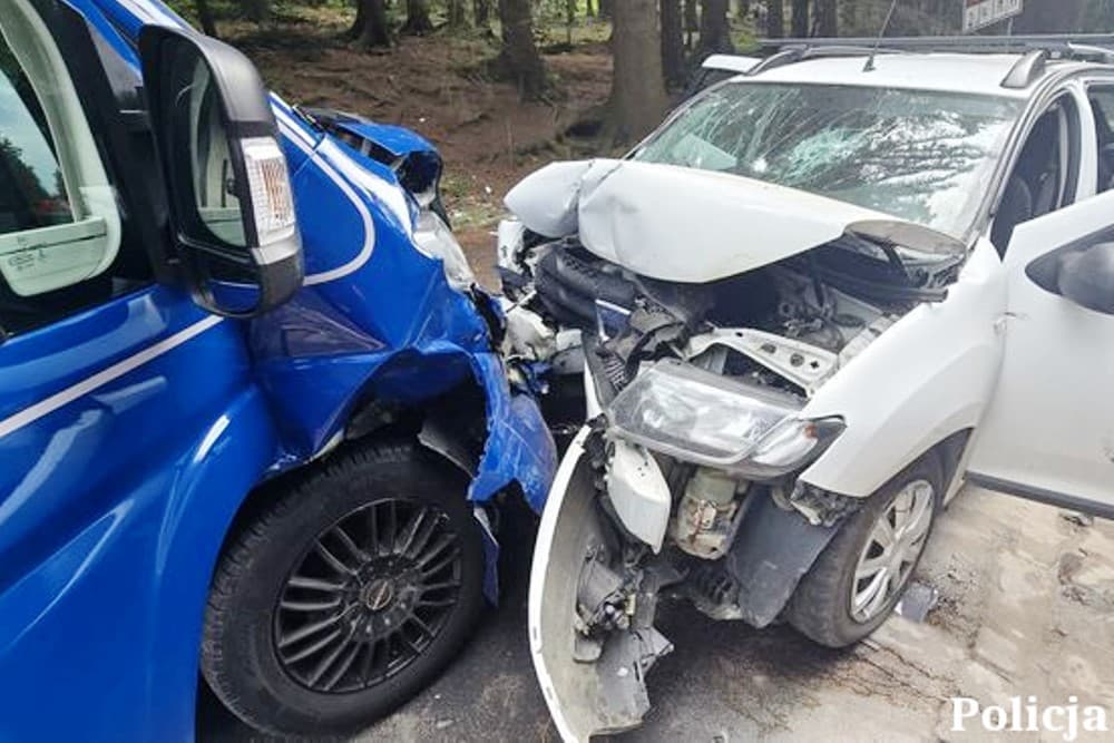 Dacia wbiła się w kampera