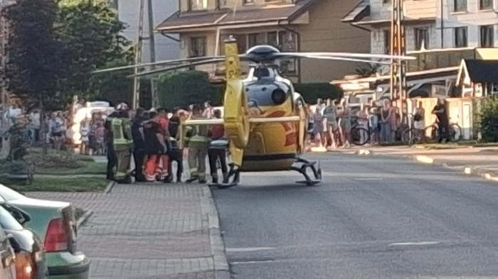 8-letnie dziecko wypadło z okna. Stan chłopca jest ciężki. Lądował śmigłowiec LPR