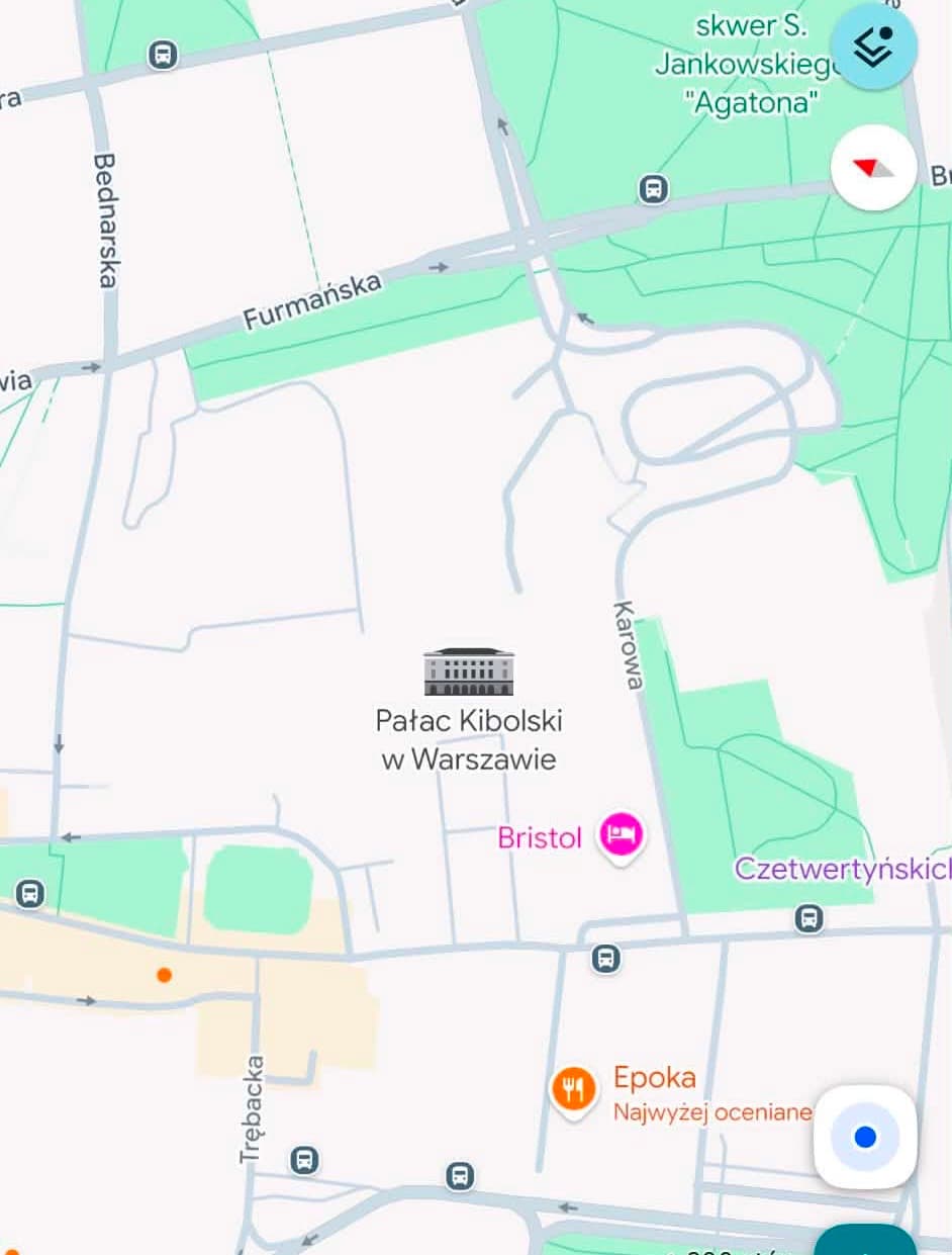 Skandaliczne nazwy znanych warszawskich miejsc w Mapach Google