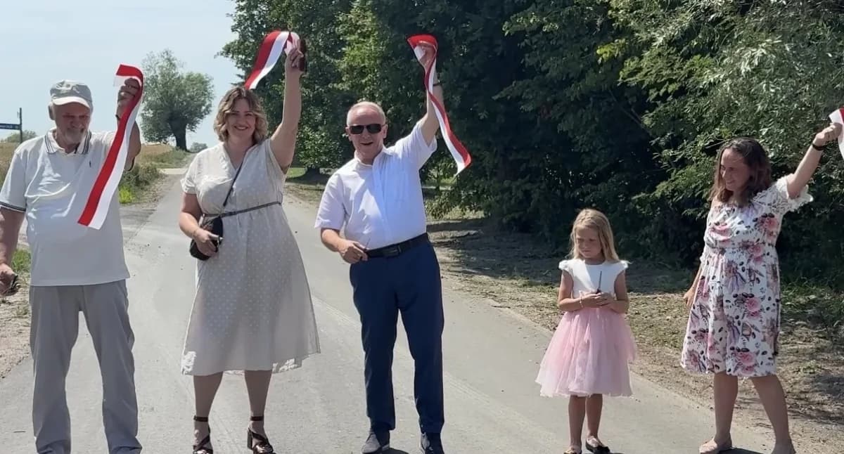 Nowa droga w gminie Pruszcz gotowa. Uroczy…