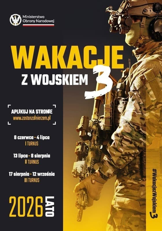 Zapisz się na bezpłatne szkolenie wojskowe i aktywnie spędź wakacje!