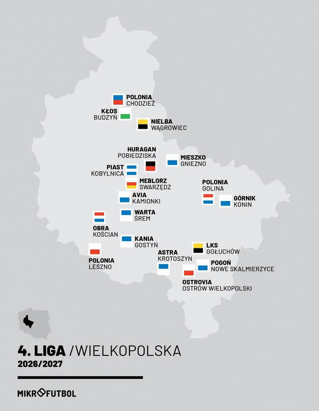 IV liga wielkopolska 2026/2027 z pięcioma nowymi klubami1 lip