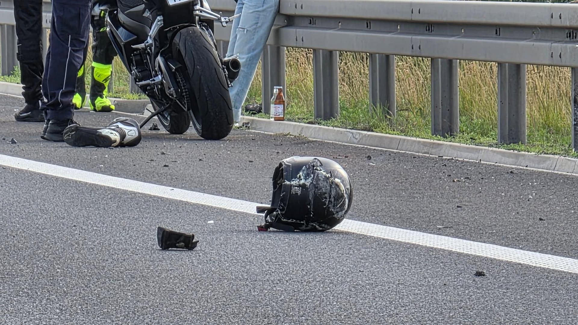 Tragiczny wypadek na S3. Motocyklista zginął na miejscu