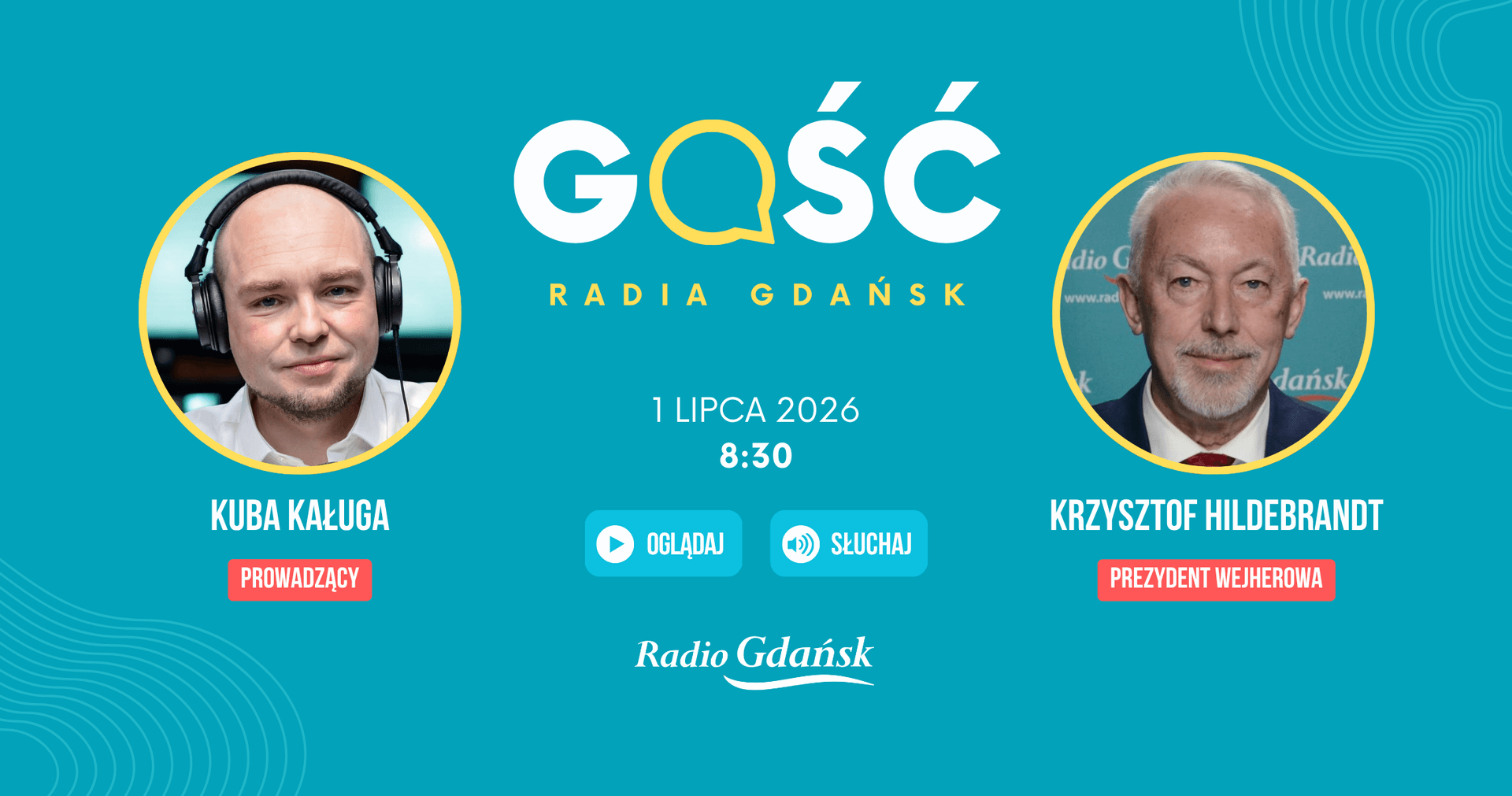 Gościem Radia Gdańsk będzie Krzysztof Hildebrandt, prezydent Wejherowa