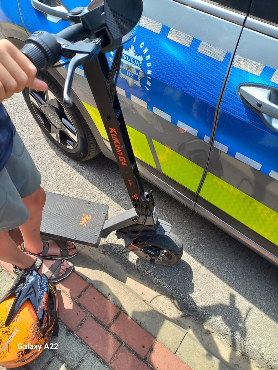 Hulajnogi elektryczne pod lupą Policji