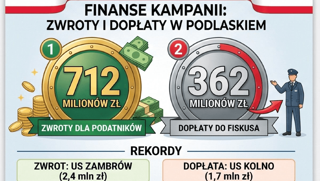 W Podlaskiem przybyło milionerów. Ponad tysiąc osób wykazało dochody powyżej miliona złotych