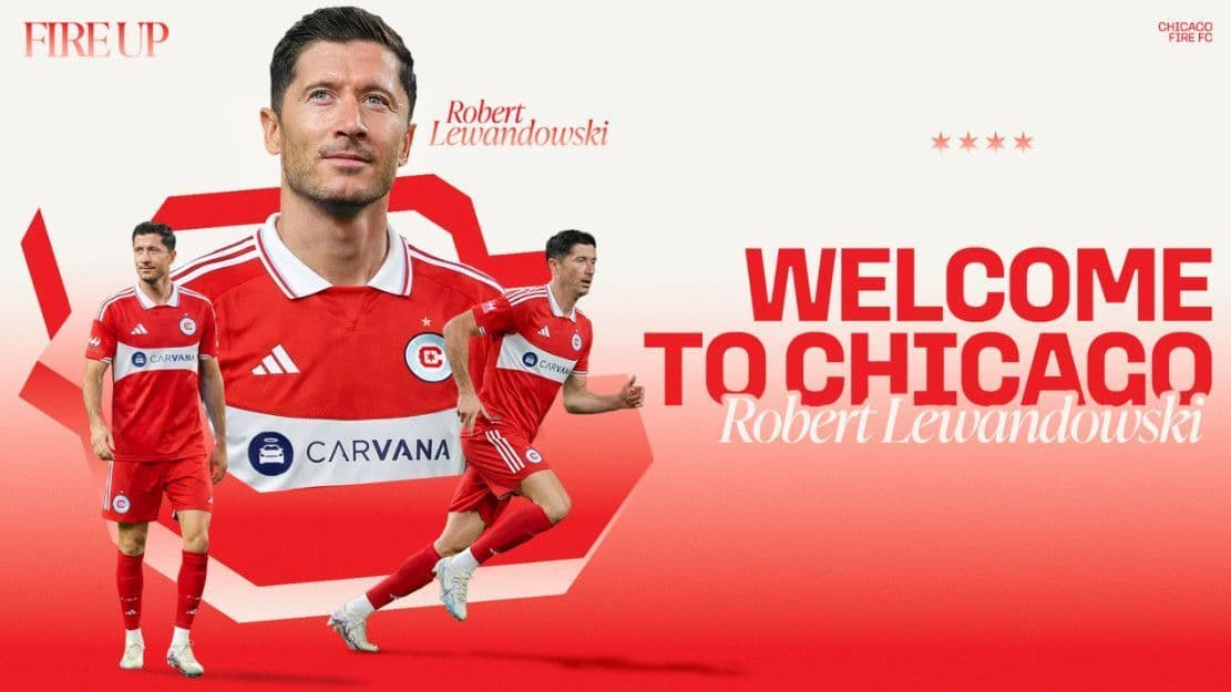 Robert Lewandowski zagra w MLS. Najlepszy strzelec w historii Polski dołączył do Chicago Fire