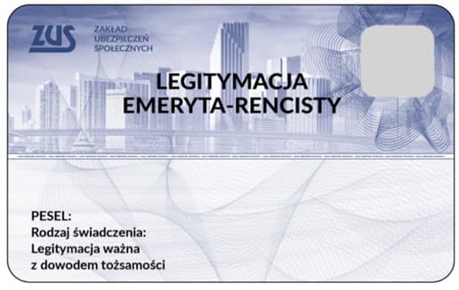 ZUS informuje: Nowe wzory legitymacji emeryta-rencisty