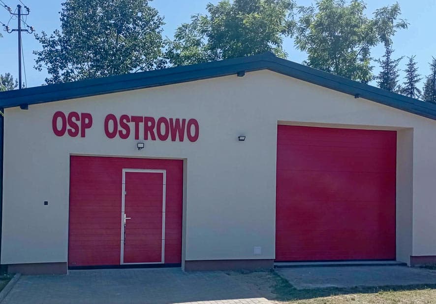 Dobiega końca przebudowa remizy OSP Ostrowo
