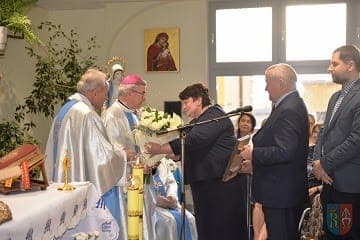 Sędziszów Młp – Odwiedziny Biskupa w Szpitalu