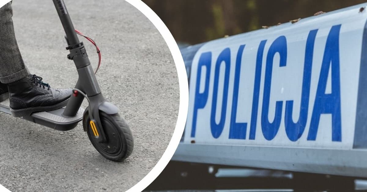 12-latek na hulajnodze zderzył się z autem. Matka dostała mandaty
