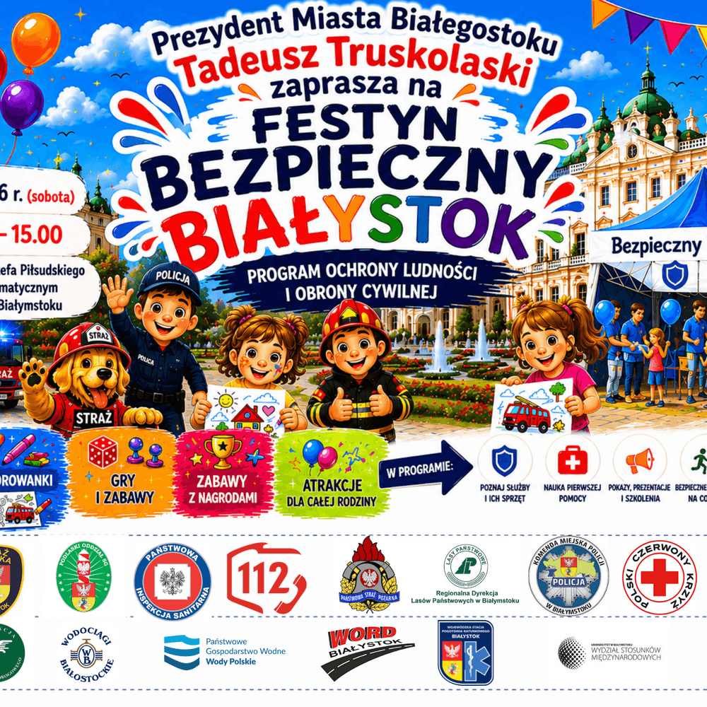 Festyn edukacyjny „Bezpieczny Białystok”