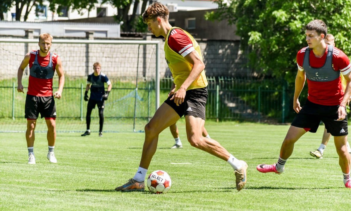 Pierwszy trening Chojniczanki