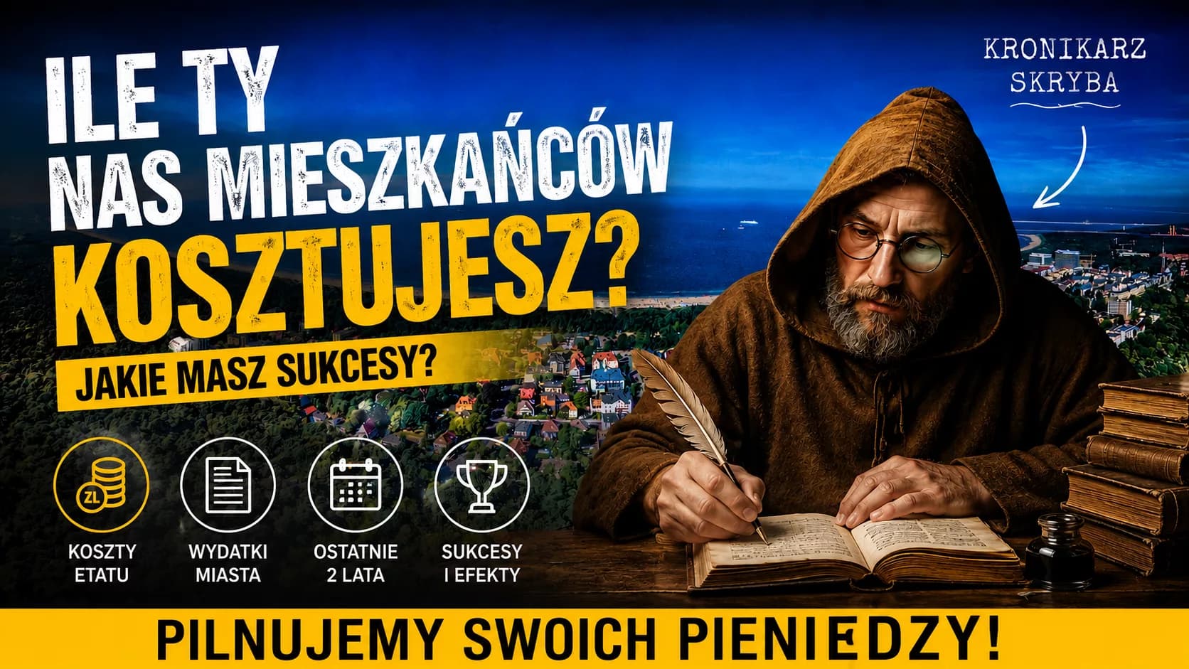 Świnoujście ile kosztuje nas kronikarz miejski – jakie ma osiągnięcia ??