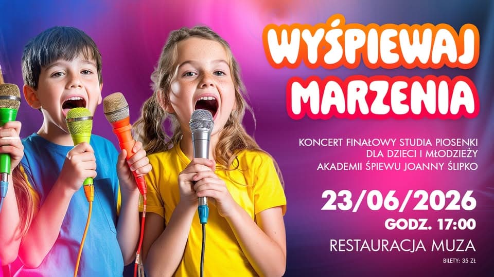 Koncert dzieci i młodzieży z Akademii Śpiewu || CK Muza