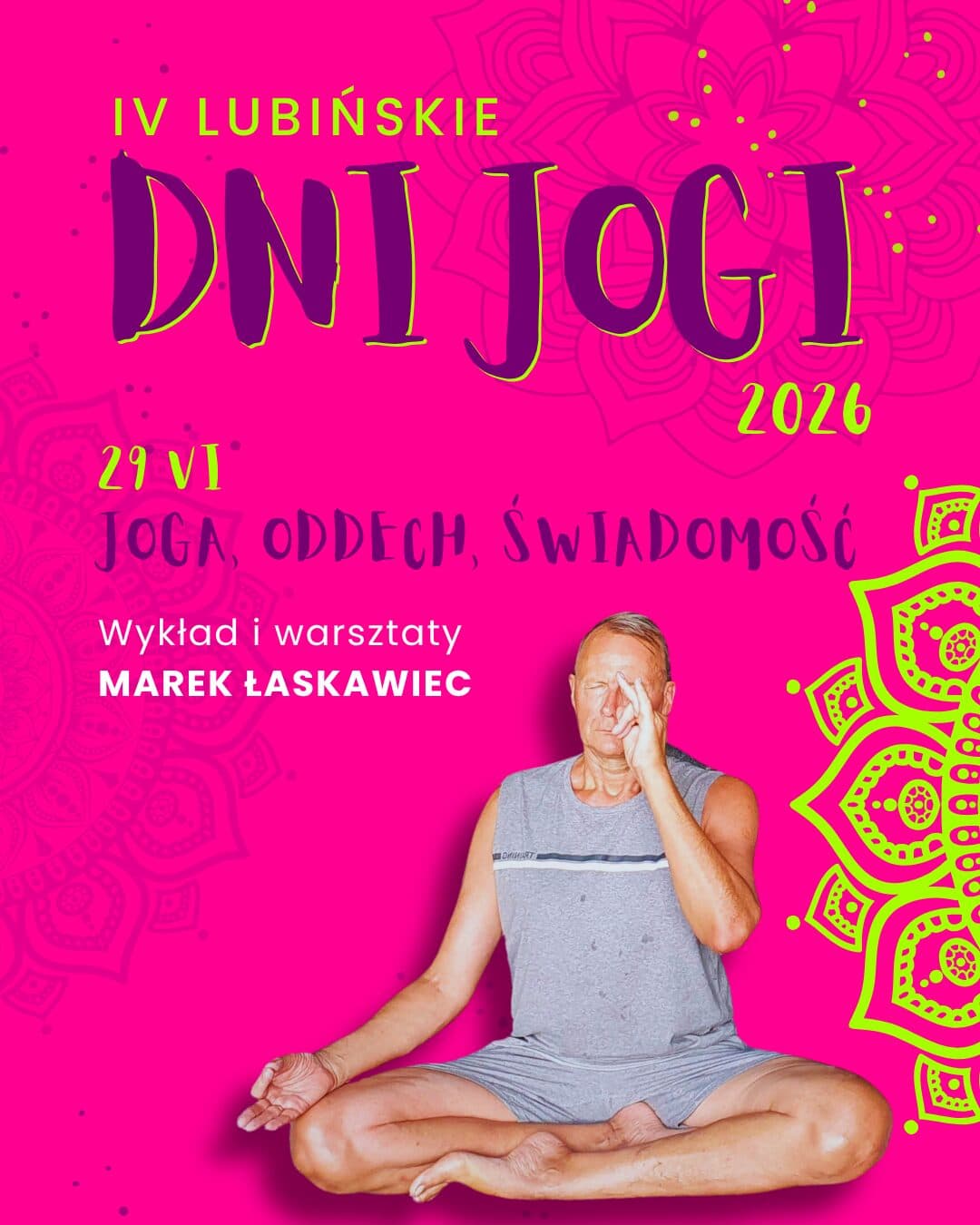 IV LUBIŃSKIE DNI JOGI 2026 – Joga, Oddech, Świadomość || CDT w Lubinie