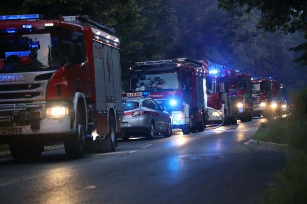 7 Pożar magazynu we Wrocławiu. Płonęła elektronika
