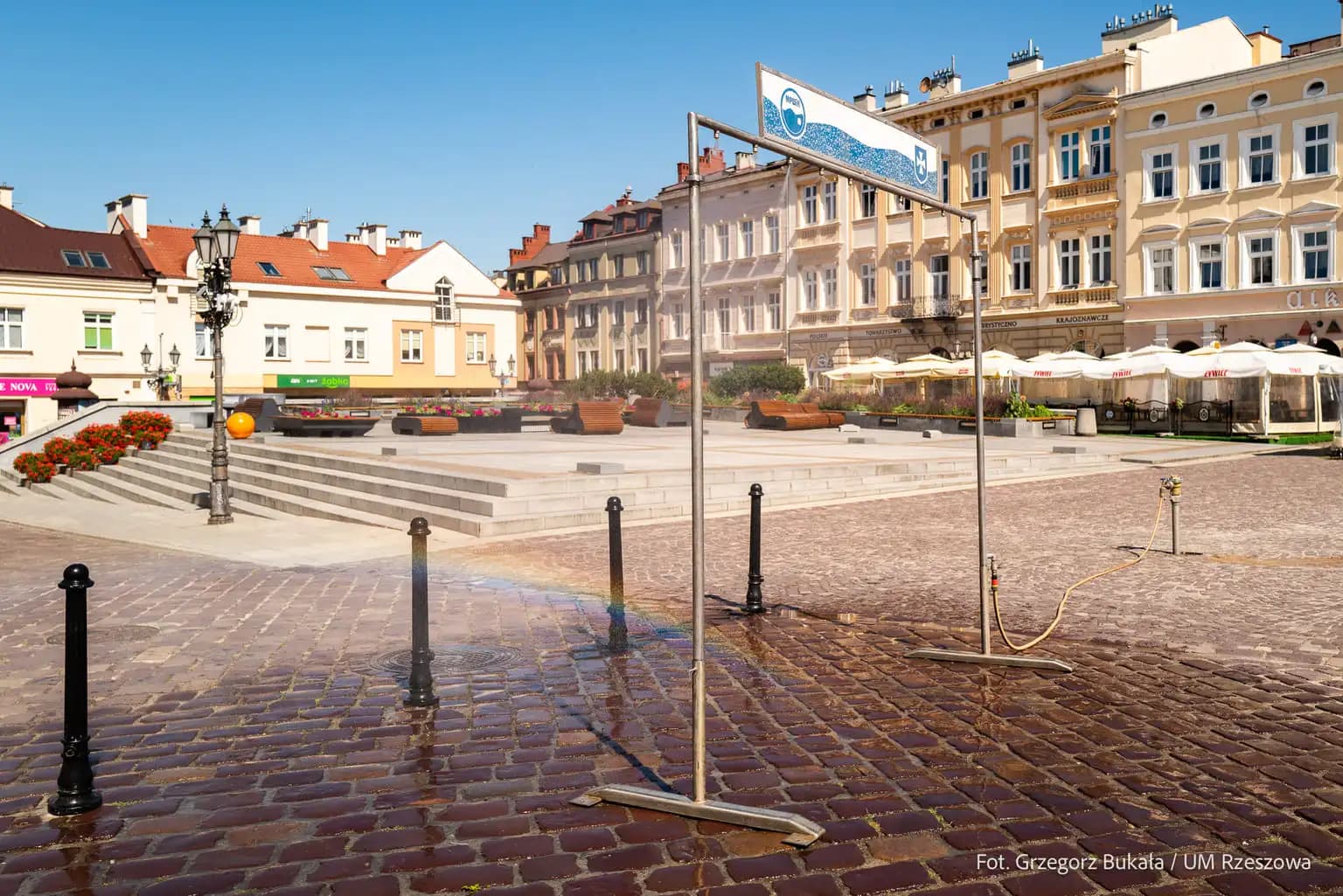 Nadchodzi fala upałów. Rzeszów uruchamia kurtyny wodne - sprawdź, gdzie staną